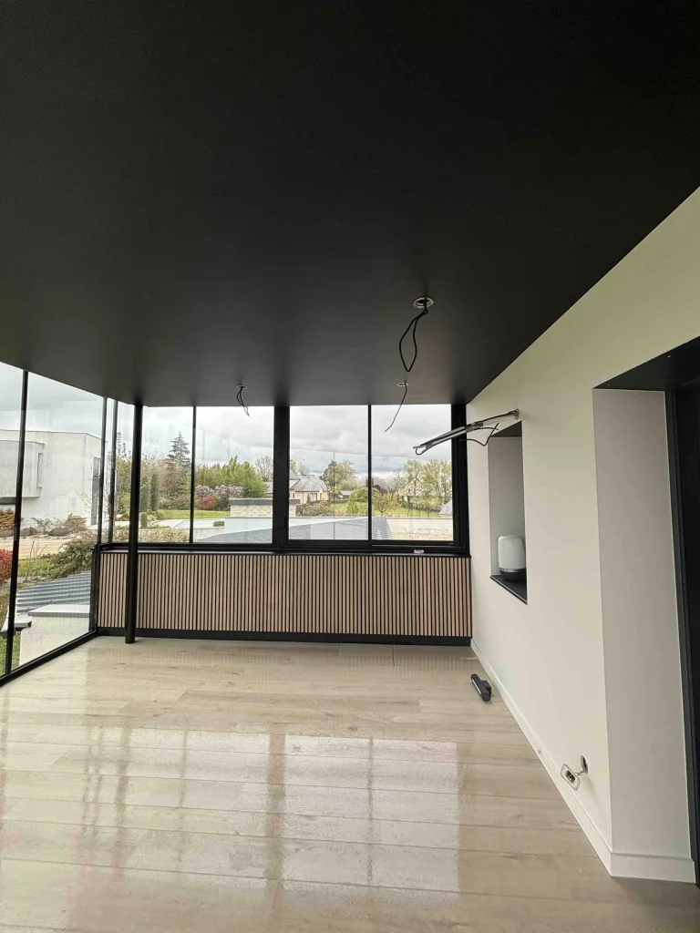 Plafond tendu noir mat - Plafond Tend'Oc
