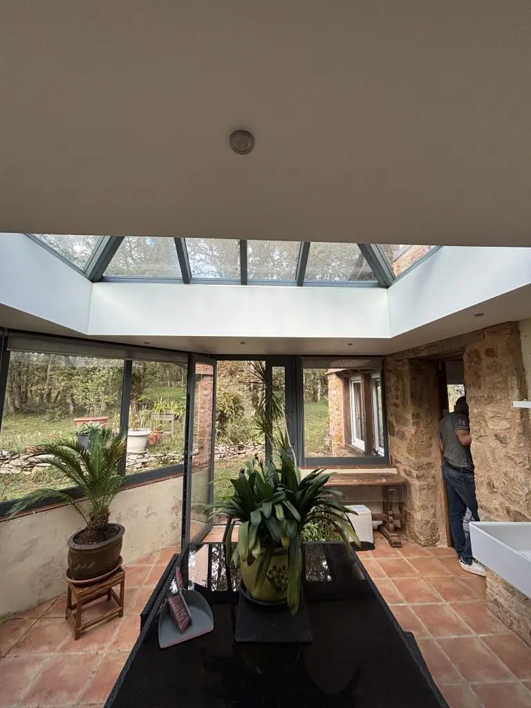 Plafond tendu blanc mat - Plafond Tend'Oc