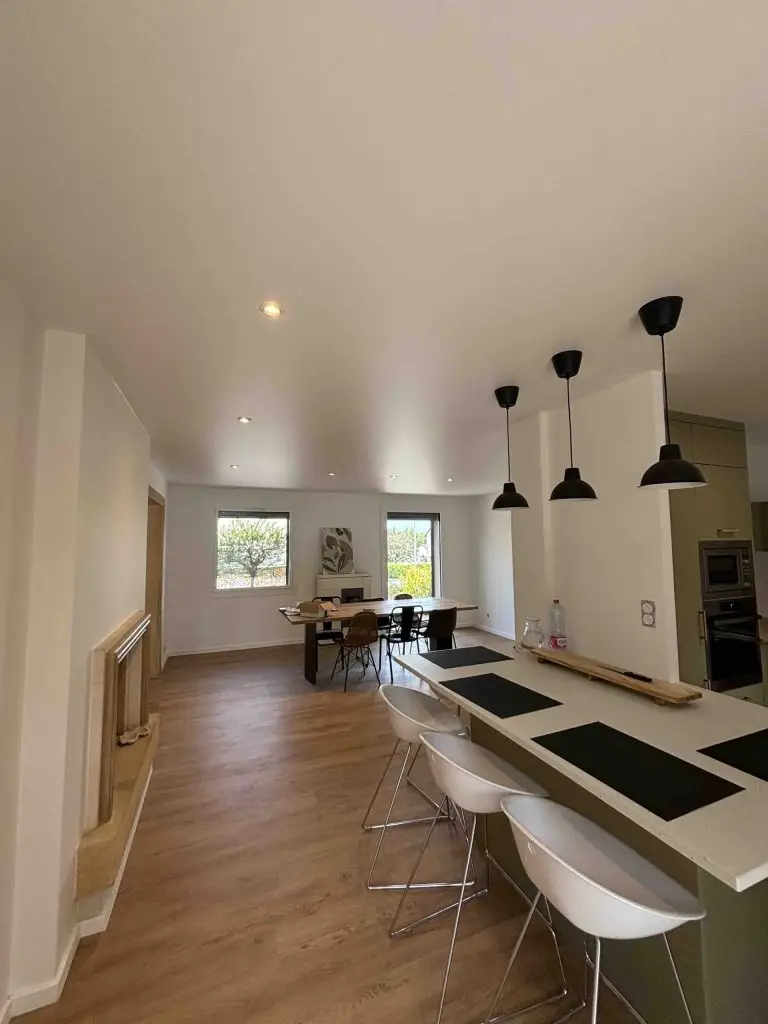 Plafond tendu blanc mat - Plafond Tend'Oc